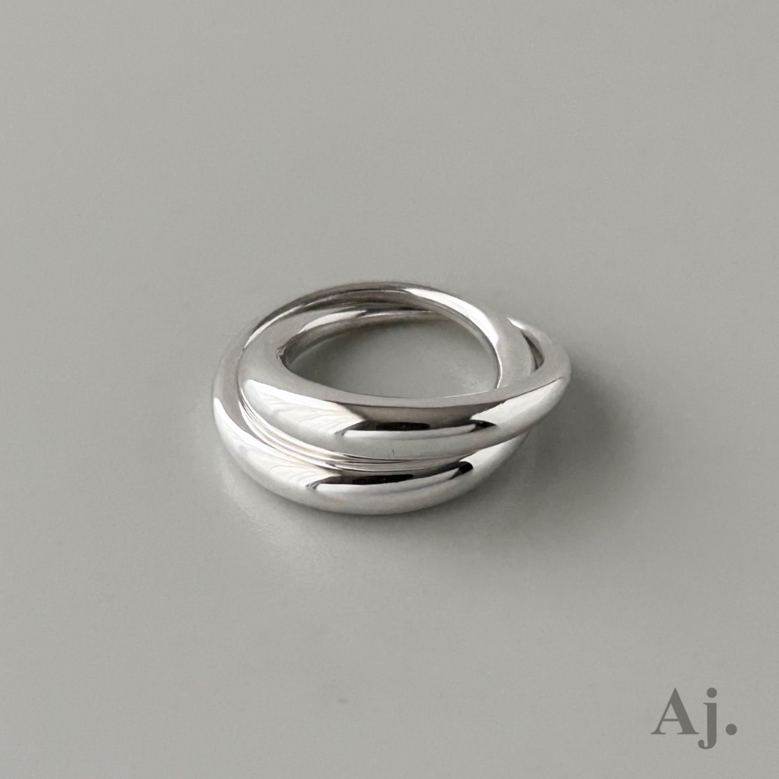 ジョージジェンセン ダブル リング 指輪 447 LUNE Kim Buck AG925