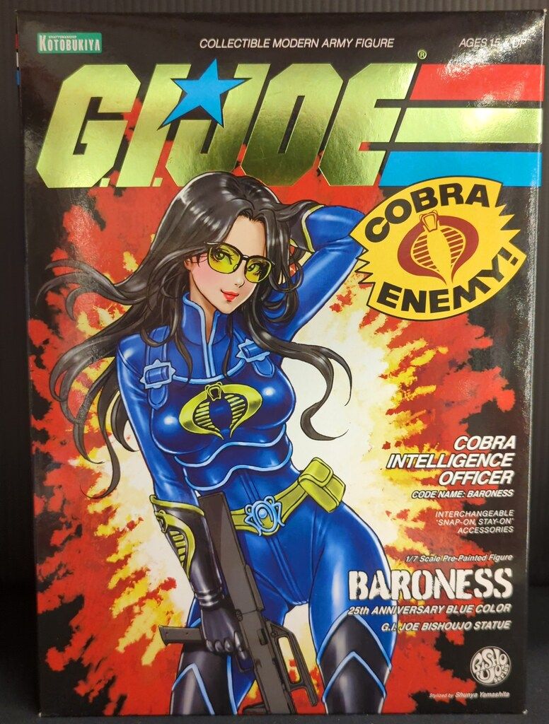 コトブキヤ G.I.JOE美少女 バロネス 25thアニバーサリーブルー 限定版