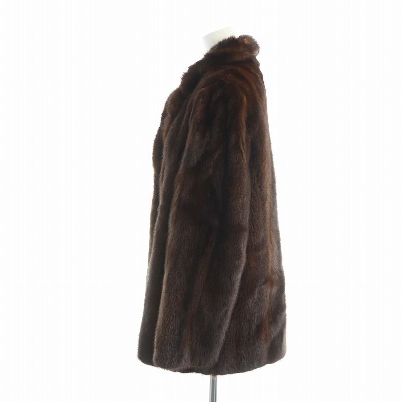 ギンザ ベル GINZA Bella 毛皮コート ミンクファー 長袖 総裏地 ミドル