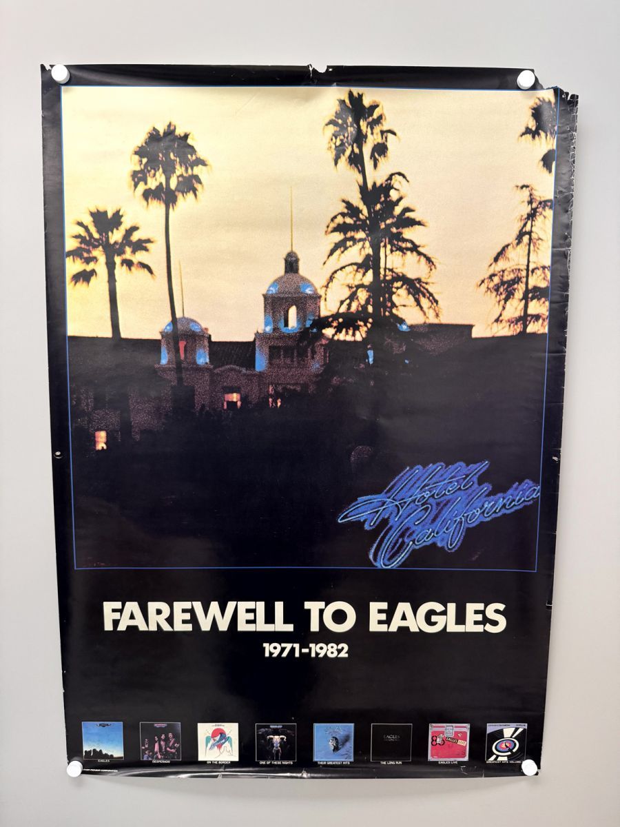 FAREWELL TO EAGLES ポスター 1971-1982 Poster, Eagles Farewell To Eagles 1971 - 1982 EAGLES20041024 NOT