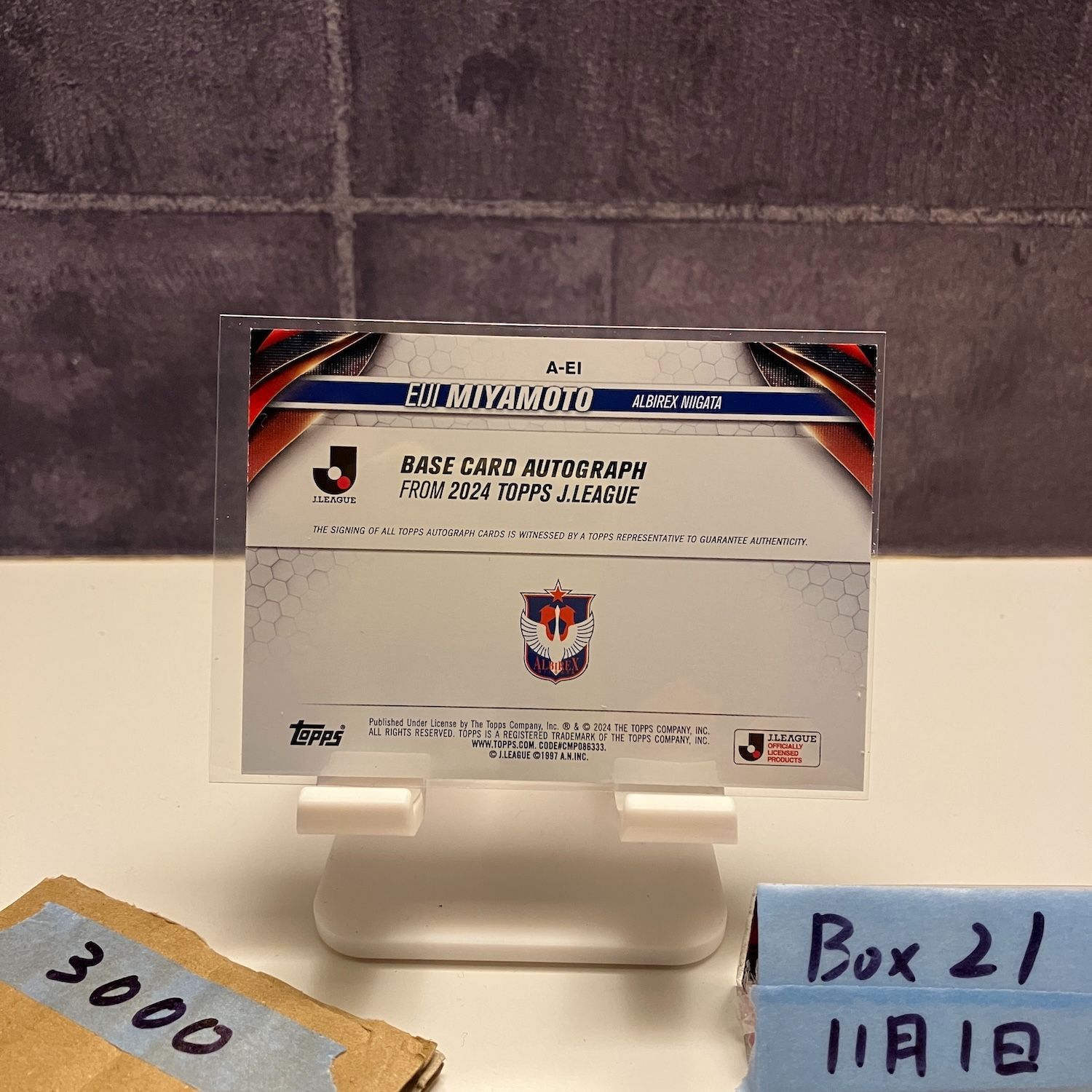 2024 Topps Jリーグ 宮本英治 Eiji Miyamoto 直筆サインカード