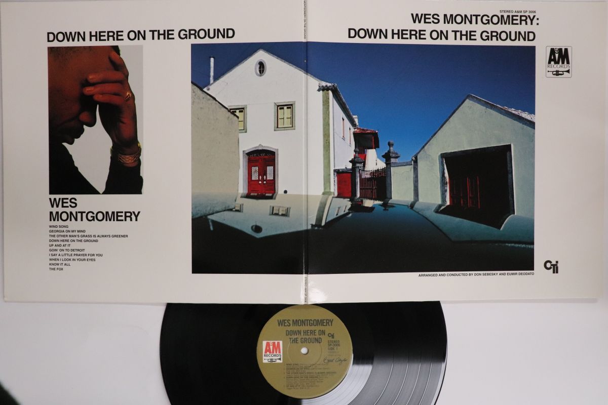 独LP Wes Montgomery Down Here On The Ground (180g) SP3006 A&M /00400 独LP Wes Montgomery Down Here On The Ground (180g) SP3006 A&M
