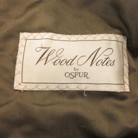 オズファー Wood Notes by OS FUR ファーコート ミドル丈 ミンク 毛皮