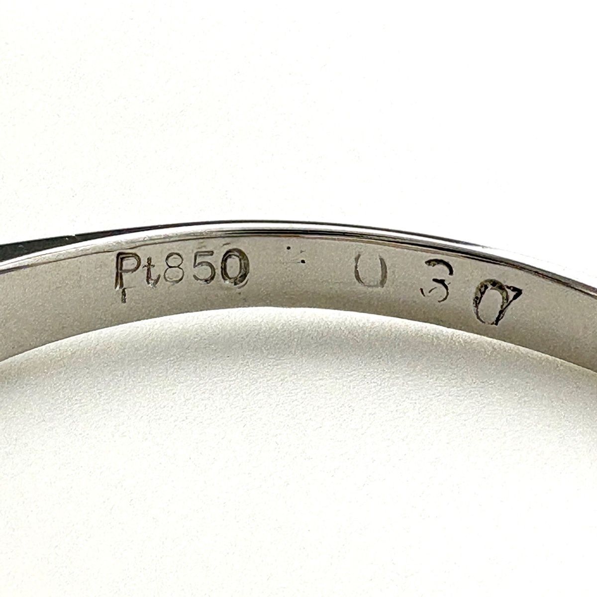 メレダイヤ デザインリング プラチナ 指輪 リング 11号 Pt850