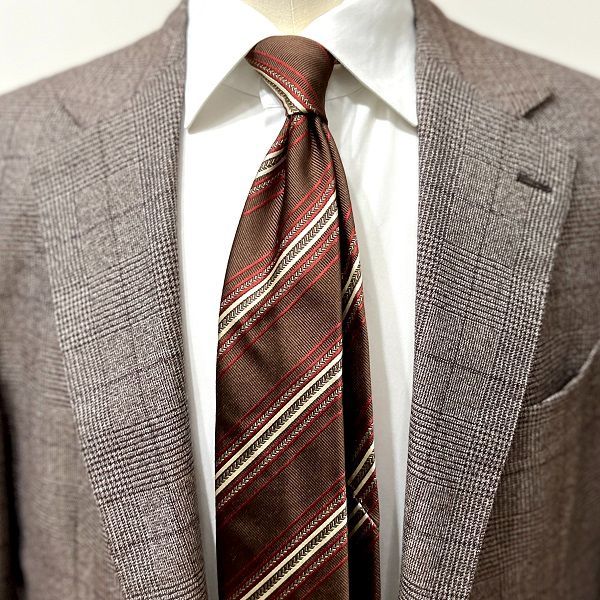 Atto Vannucci ( アットヴァンヌッチ ) ネクタイ ブラウン