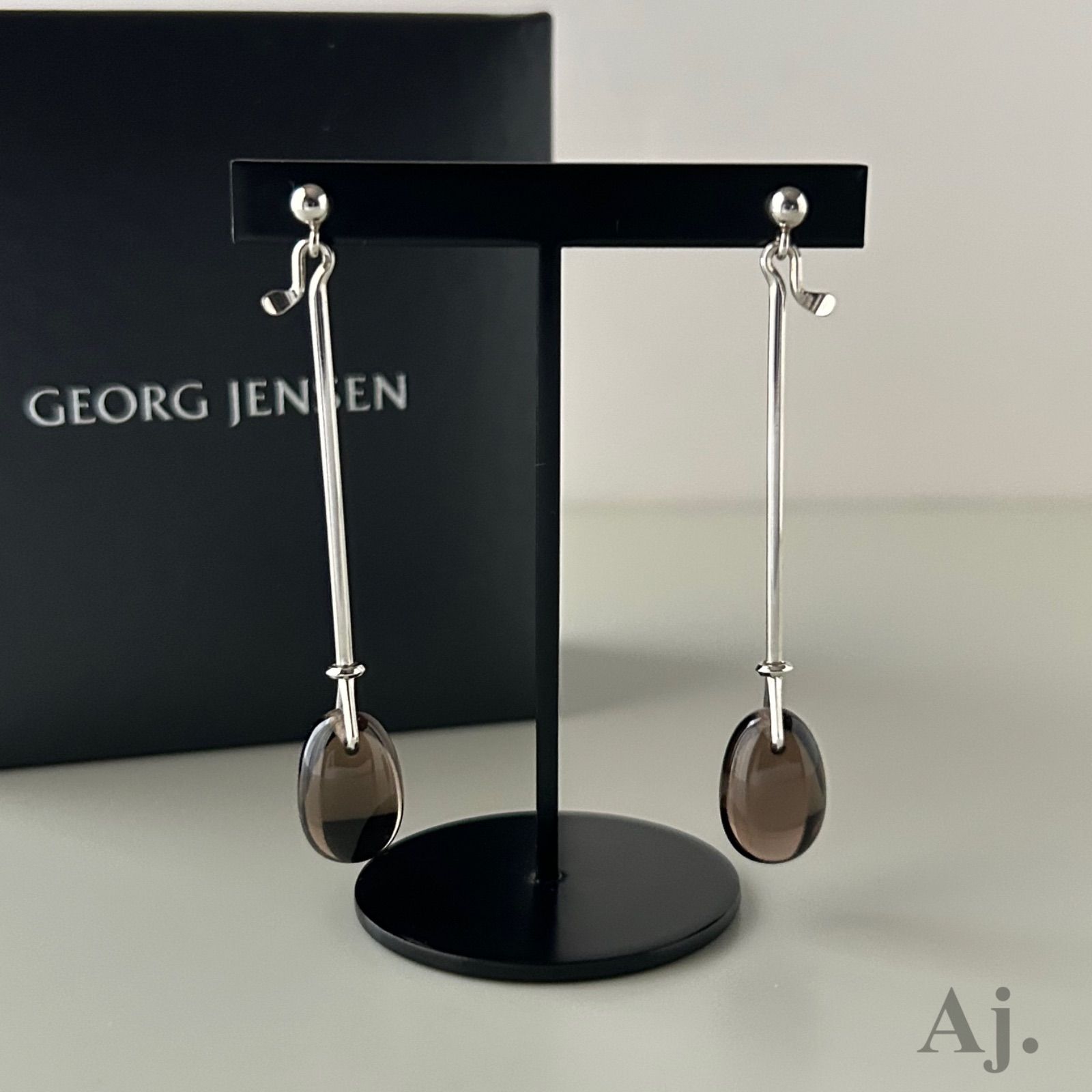要状態確認】 ジョージジェンセン ピアス デュウドロップ スモーキー