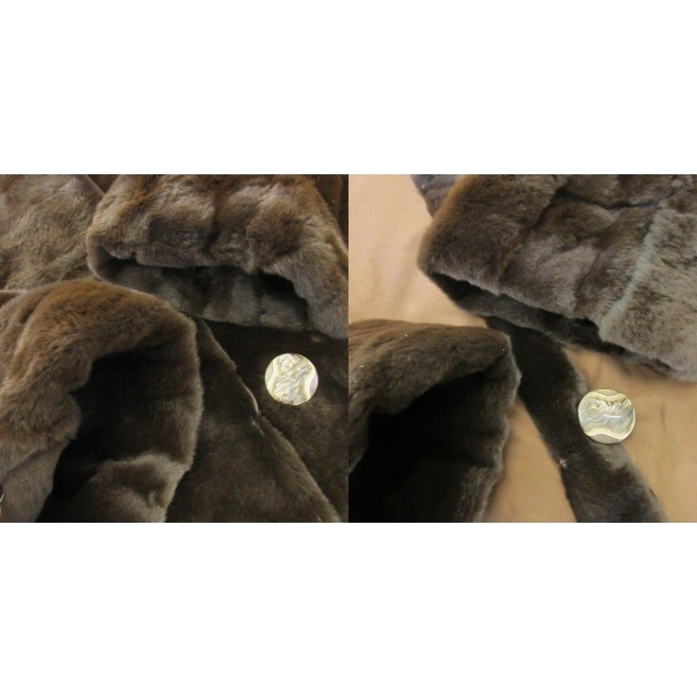 Fond MOON BAT ミンクコート リバーシブル シェアードミンク シルク 絹