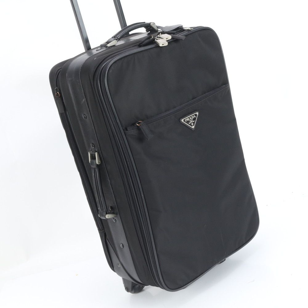 プラダ テスート ナイロン サフィアーノ レザー トライアングルロゴ