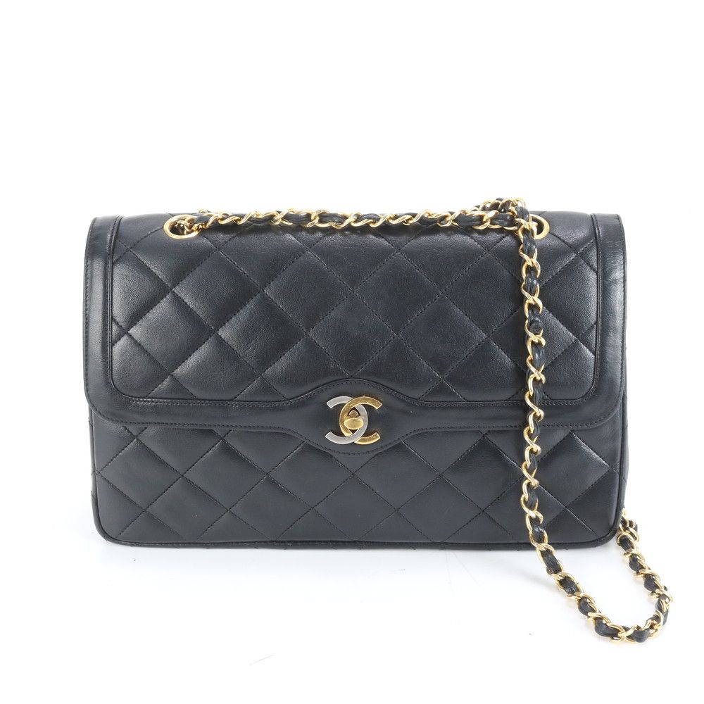 極美品 シャネル シリアルシール付 マトラッセ ラムスキン レザー