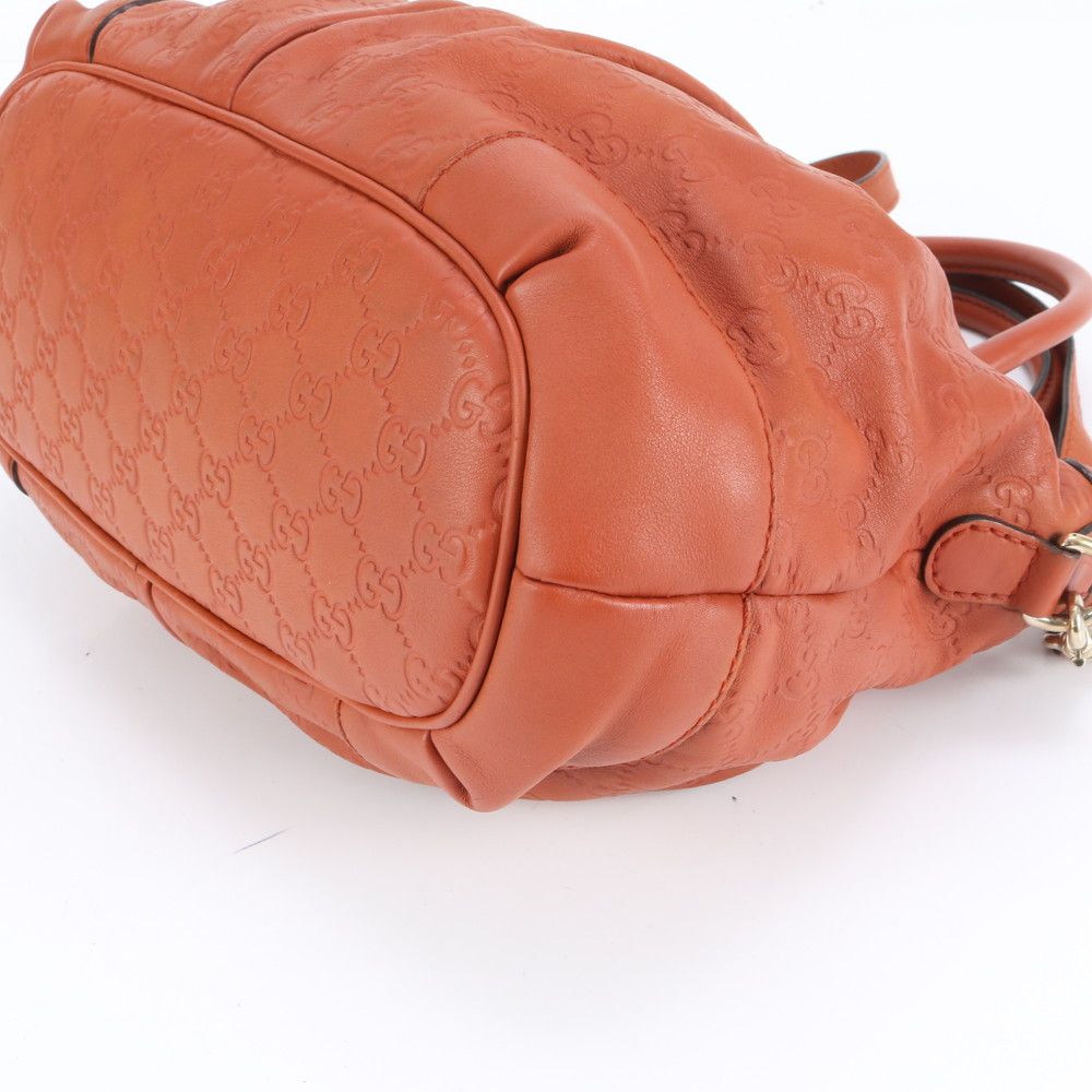 極美品 グッチ グッチシマ スーキー 247902 レザー 2WAY ハンドバッグ