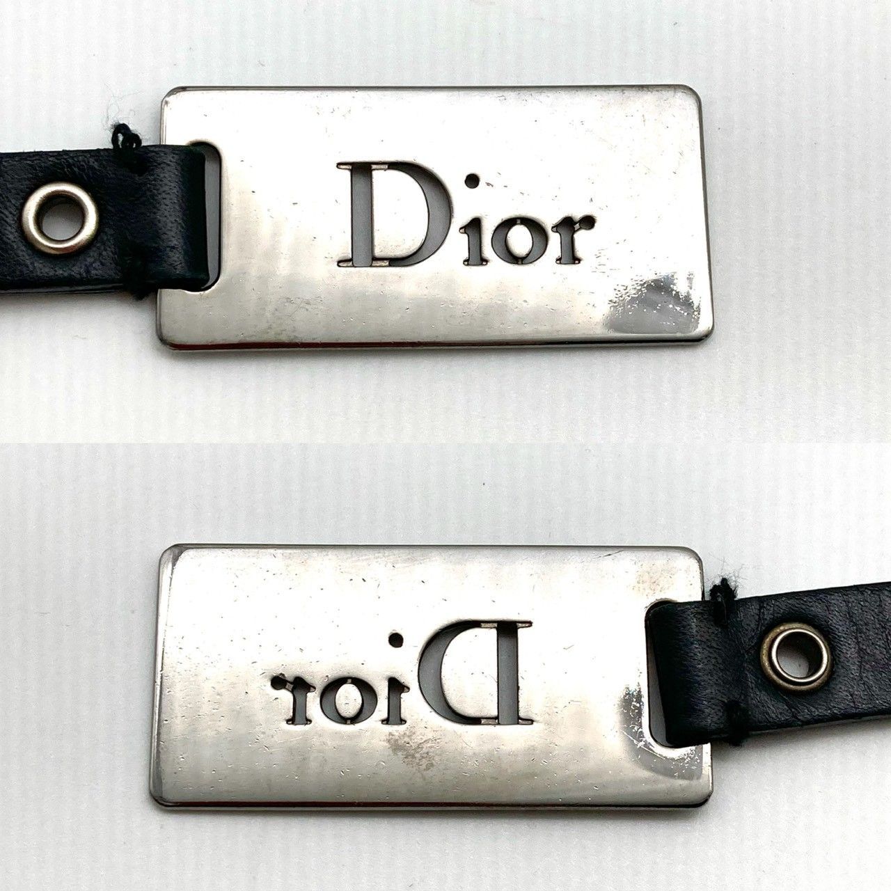 クリスチャンディオール キーホルダー 小物 ブラック シルバー 71226