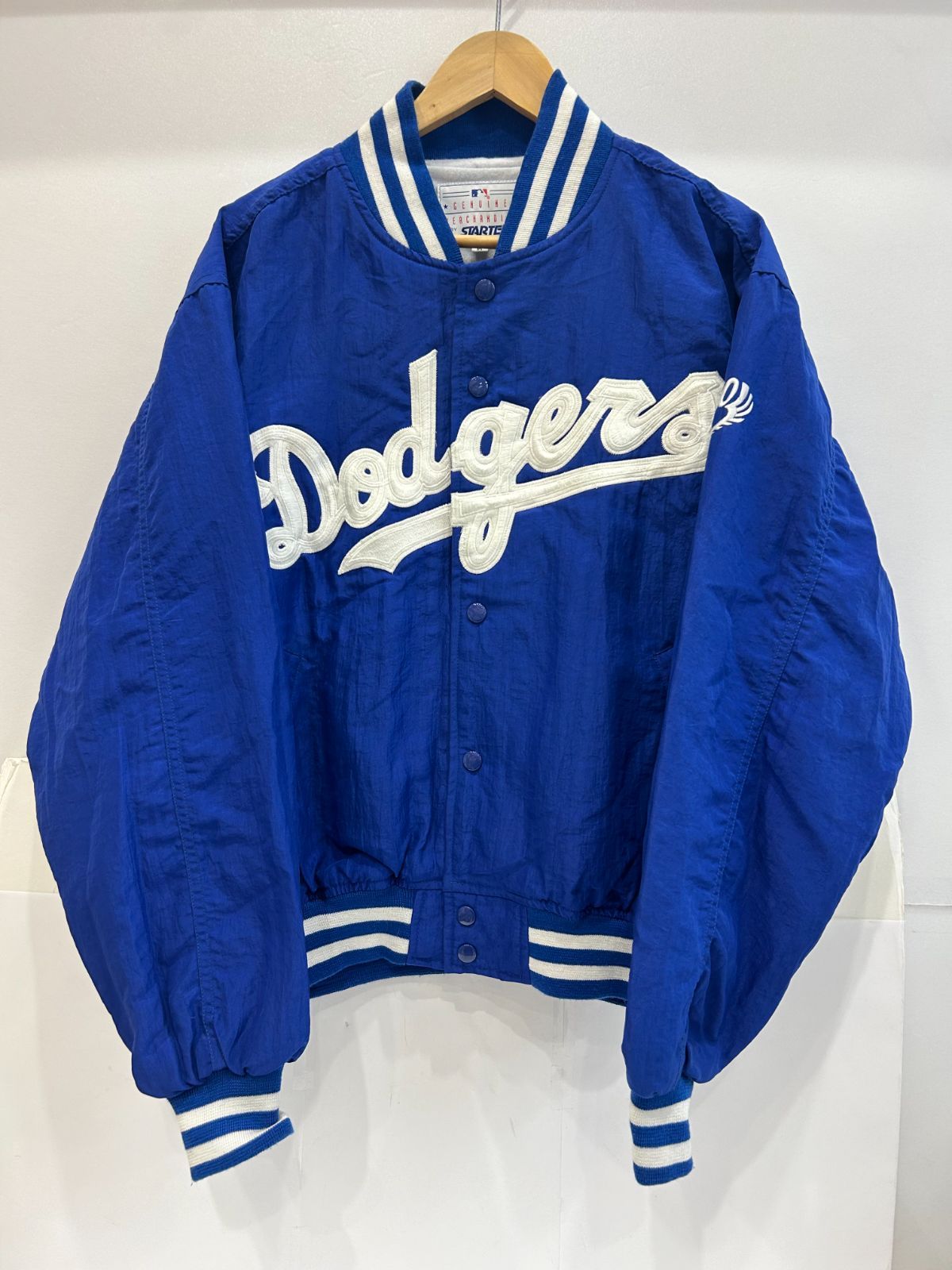 中古 Starter 野茂英雄 ドジャース スタジャン Mサイズ MLB公式