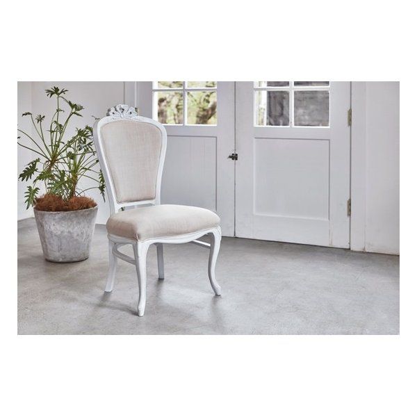 萩原 ハギハラ ハンプトン チェア アンティークホワイト 幅50cm 木製