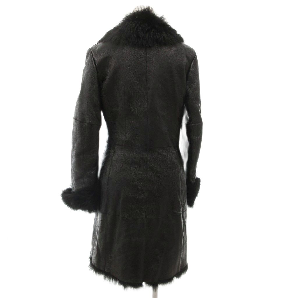 ヒューゴボス HUGO BOSS ムートンファーレザーコート ロング シープ