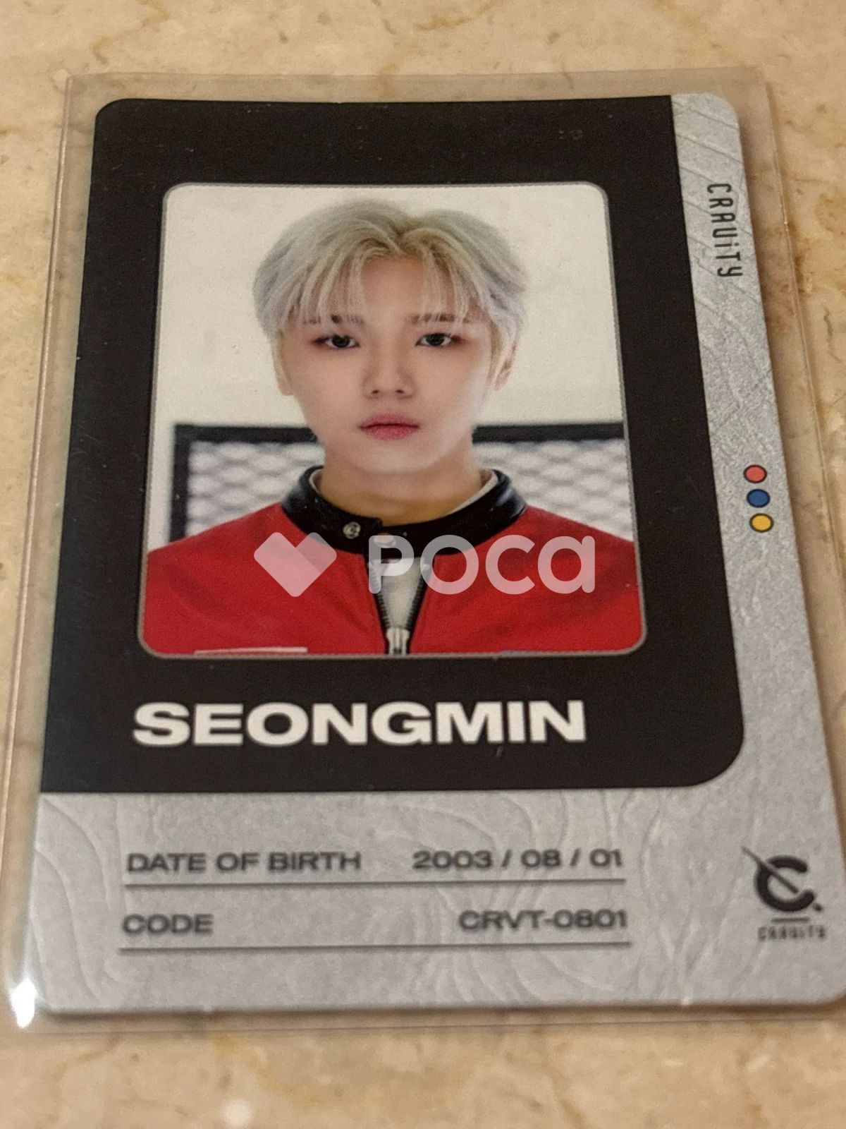 CRAVITY ソンミン HIDEOUT: BE OUR VOICE ID CARD - メルカリ