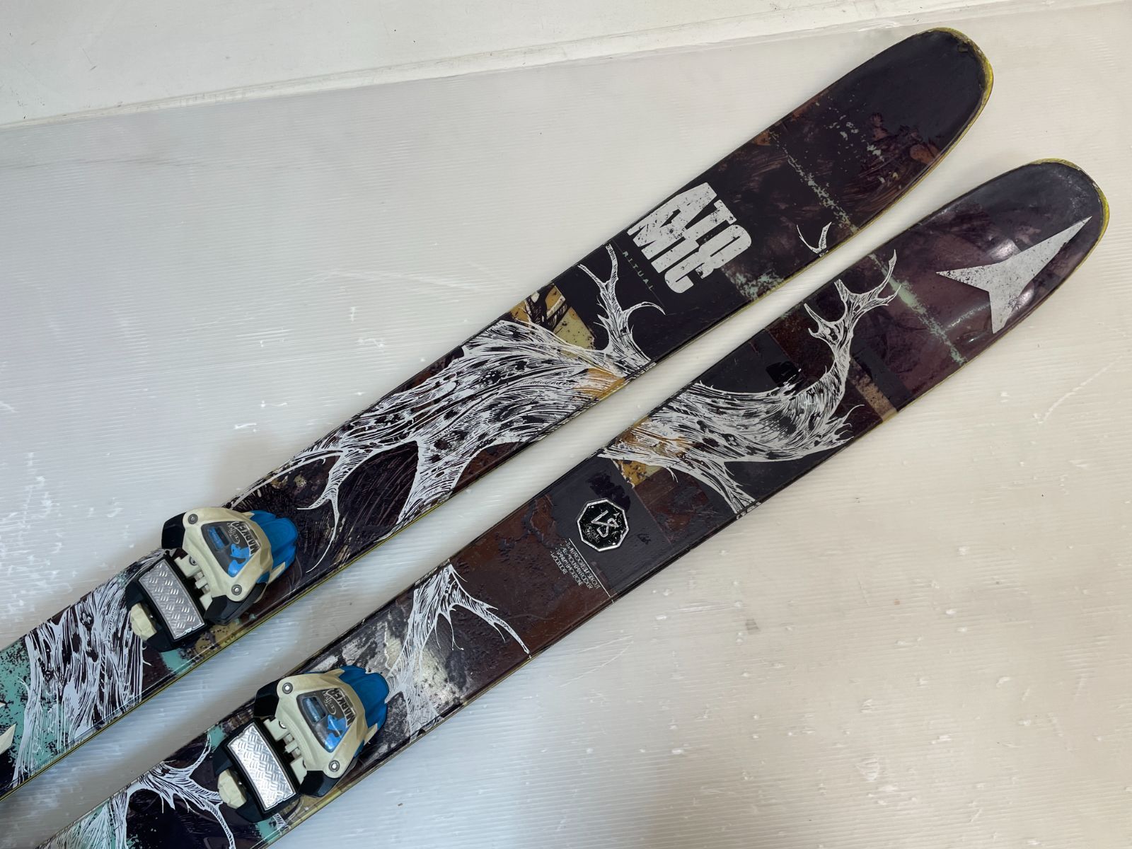 ◇ スキー ATOMIC RITUAL 174 cm + MARKER Griffon ski-251225-02