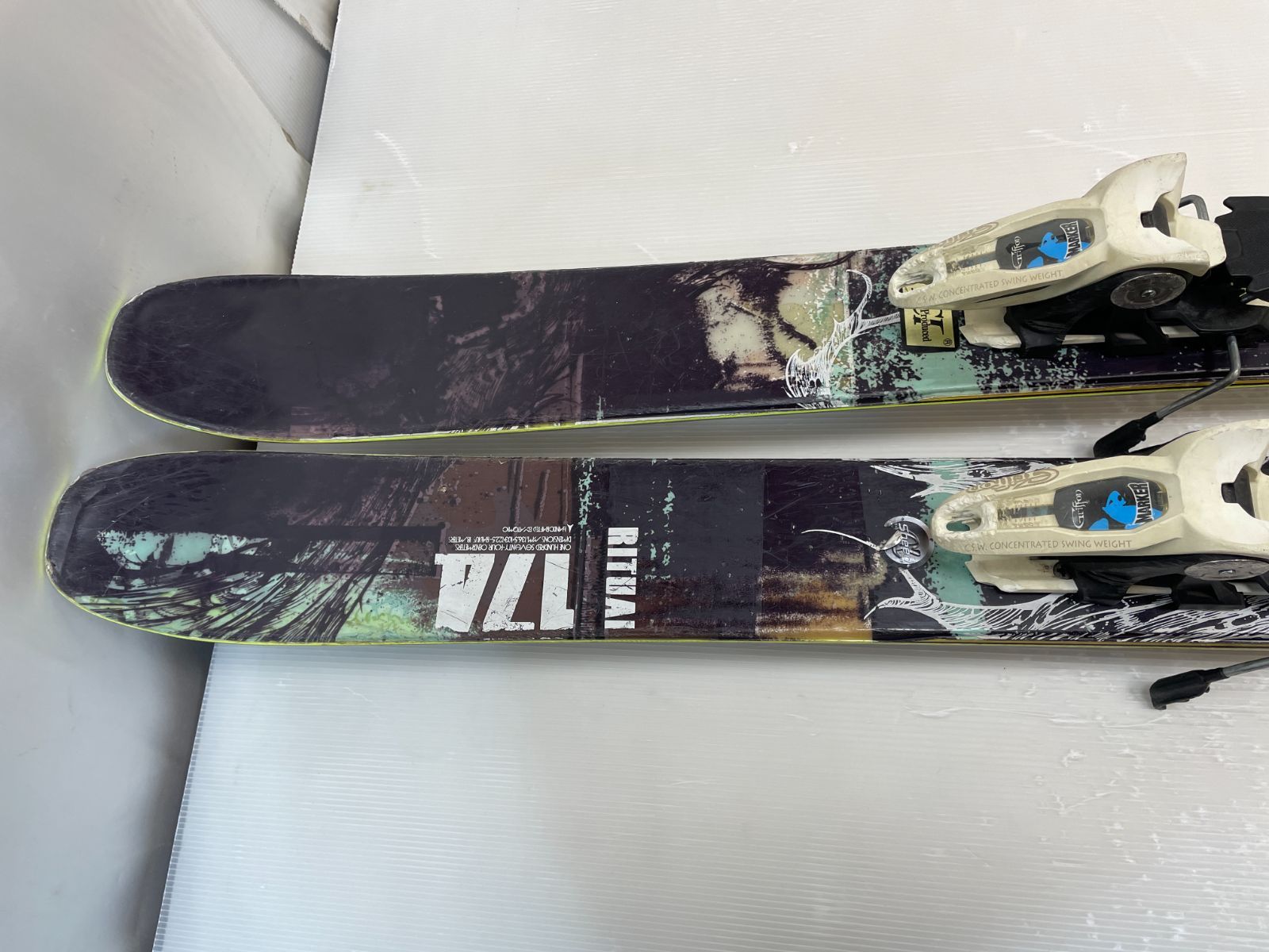 ◇ スキー ATOMIC RITUAL 174 cm + MARKER Griffon ski-251225-02