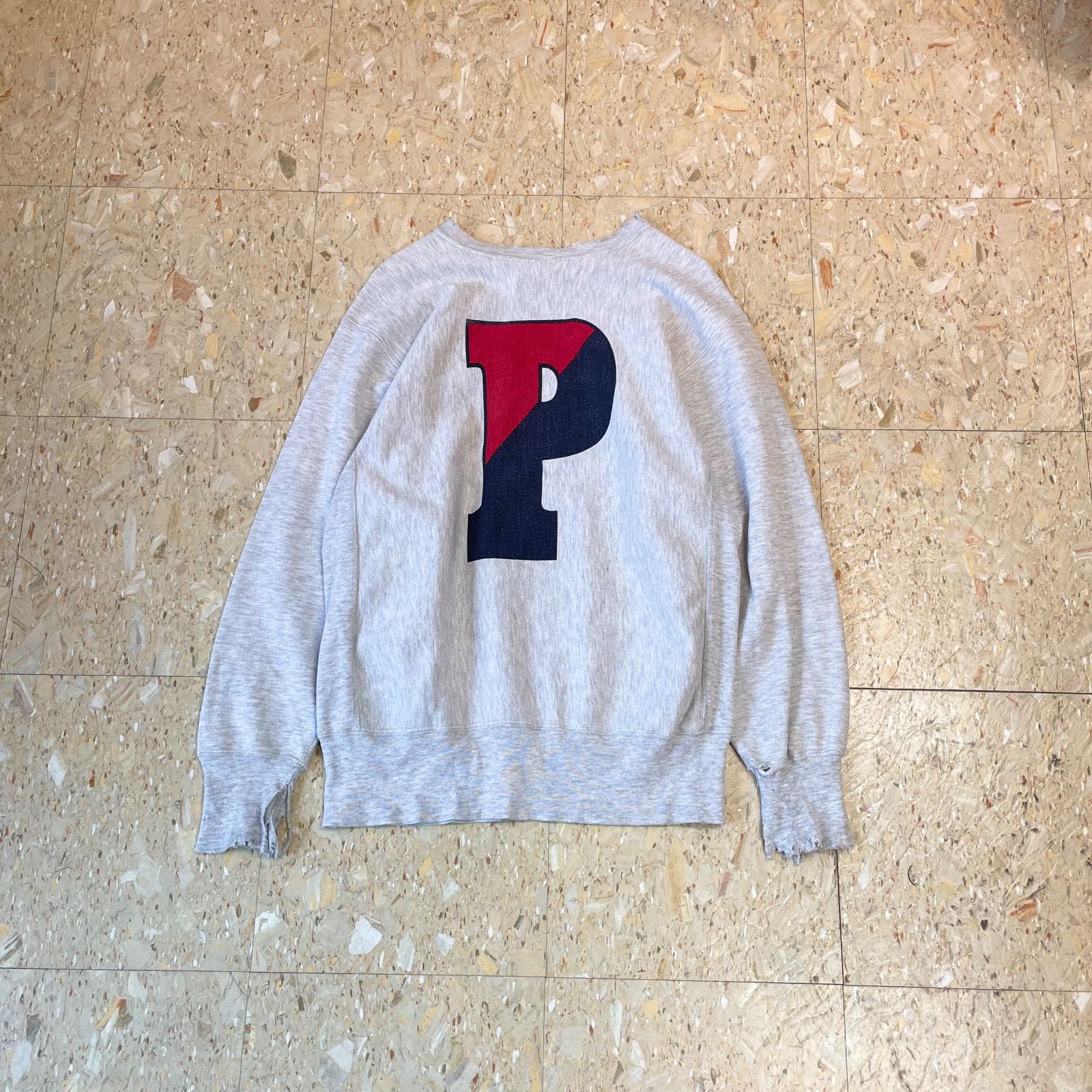 アメリカ製 リバースウィーブ PENN両面プリントXL 90s USA製 【Champion reverse weave】 チャンピオン リバースウィーブ