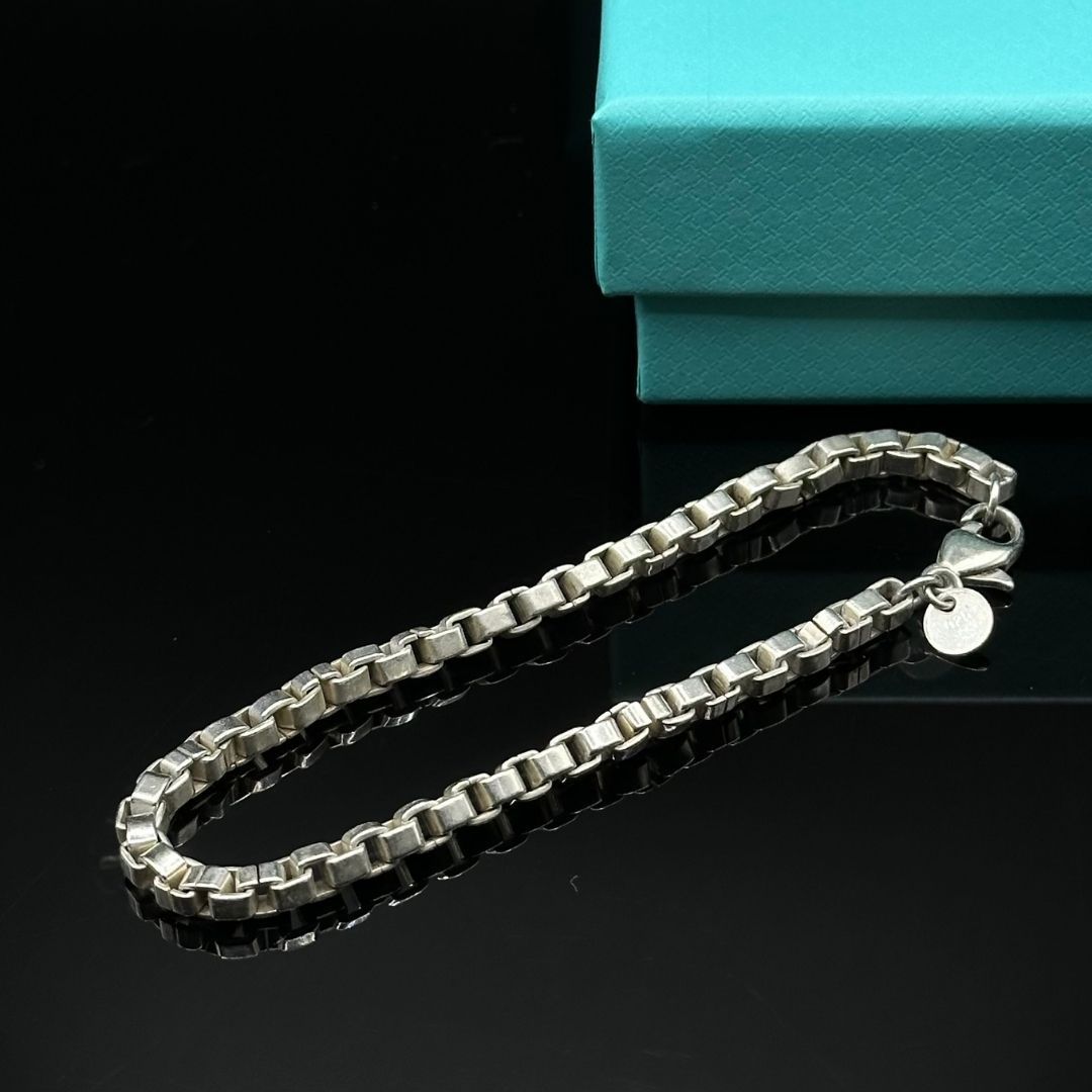 美品】Tiffany & Co ベネチアン ブレスレット SV925 - メルカリ