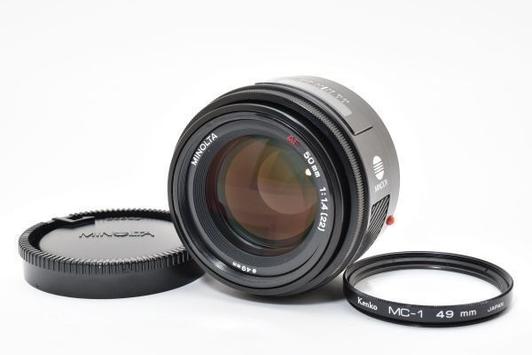 ★極上品★ MINOLTA AF 50mm F1.4 New ☆極上☆MINOLTA AF 50mm F1.4 NEW ソニー/ミノルタ Aマウント☆完動品