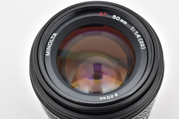 ☆極上☆MINOLTA AF 50mm F1.4 NEW ソニー/ミノルタ Aマウント☆完動品