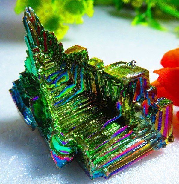 絶品限定品☆ビスマス結晶 ビスマス 蒼鉛 ドイツ産38g ☆tk9172