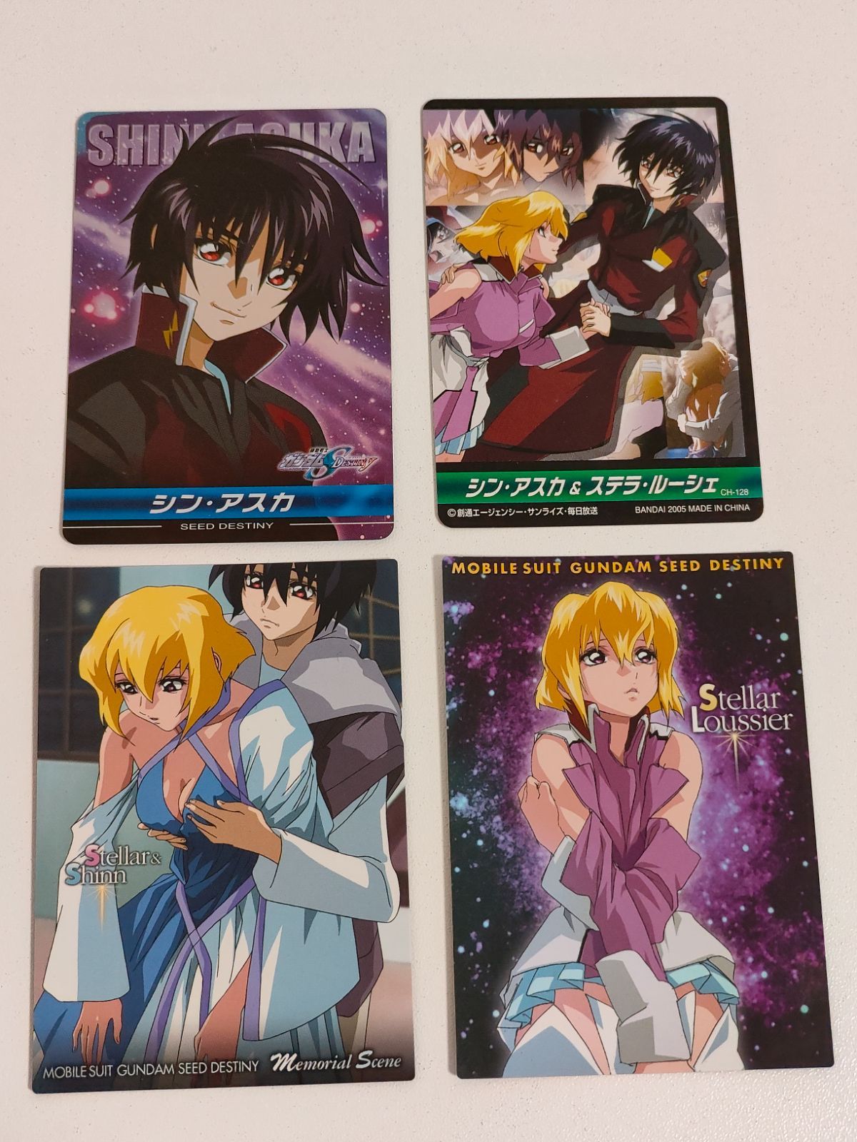 aca531 機動戦士ガンダムSEED DESTINY カードダスマスターズ 4枚セット