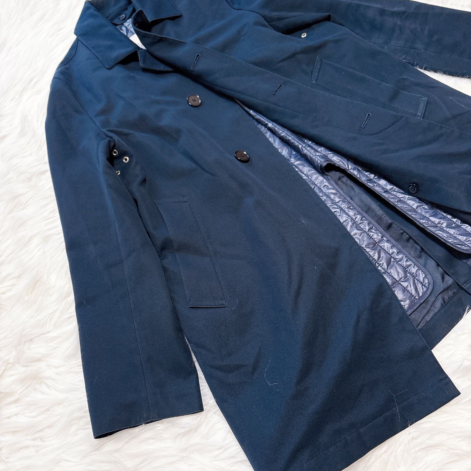 マッキントッシュ トロッター ステンカラーコート 中綿ライナー付