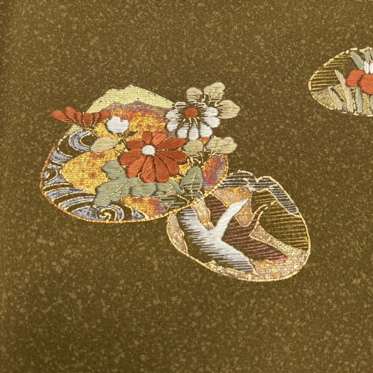 貝合わせ　付下げ　袷　裄68 貝合わせ 付下げ 袷 裄68