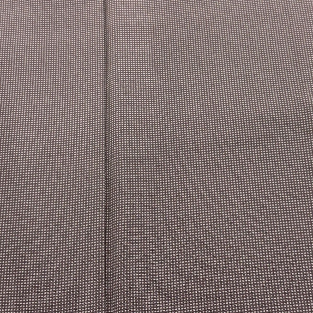 江戸小紋 身丈168.5cm 裄丈64.5cm M 袷 角通し 紫 正絹 秀品 【中古