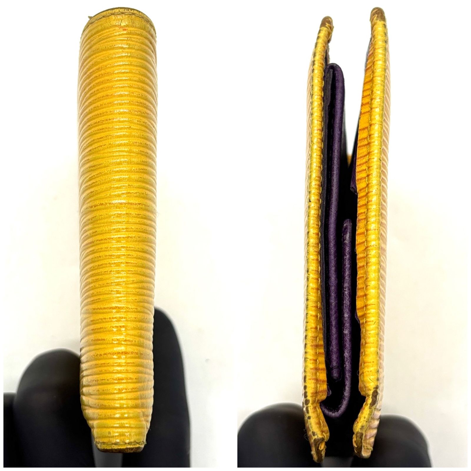 色で差がつく✨ LOUIS VUITTON エピ 二つ折り財布 コンパクト マルコ