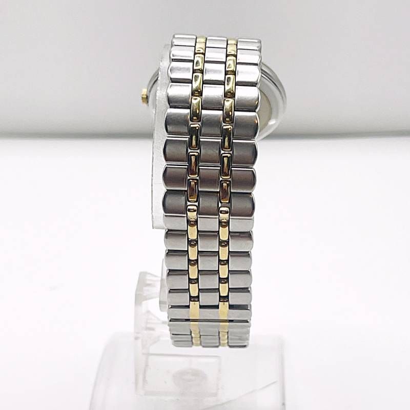 稼働 イヴサンローラン メンズ腕時計 コンビカラー シルバー ゴールド