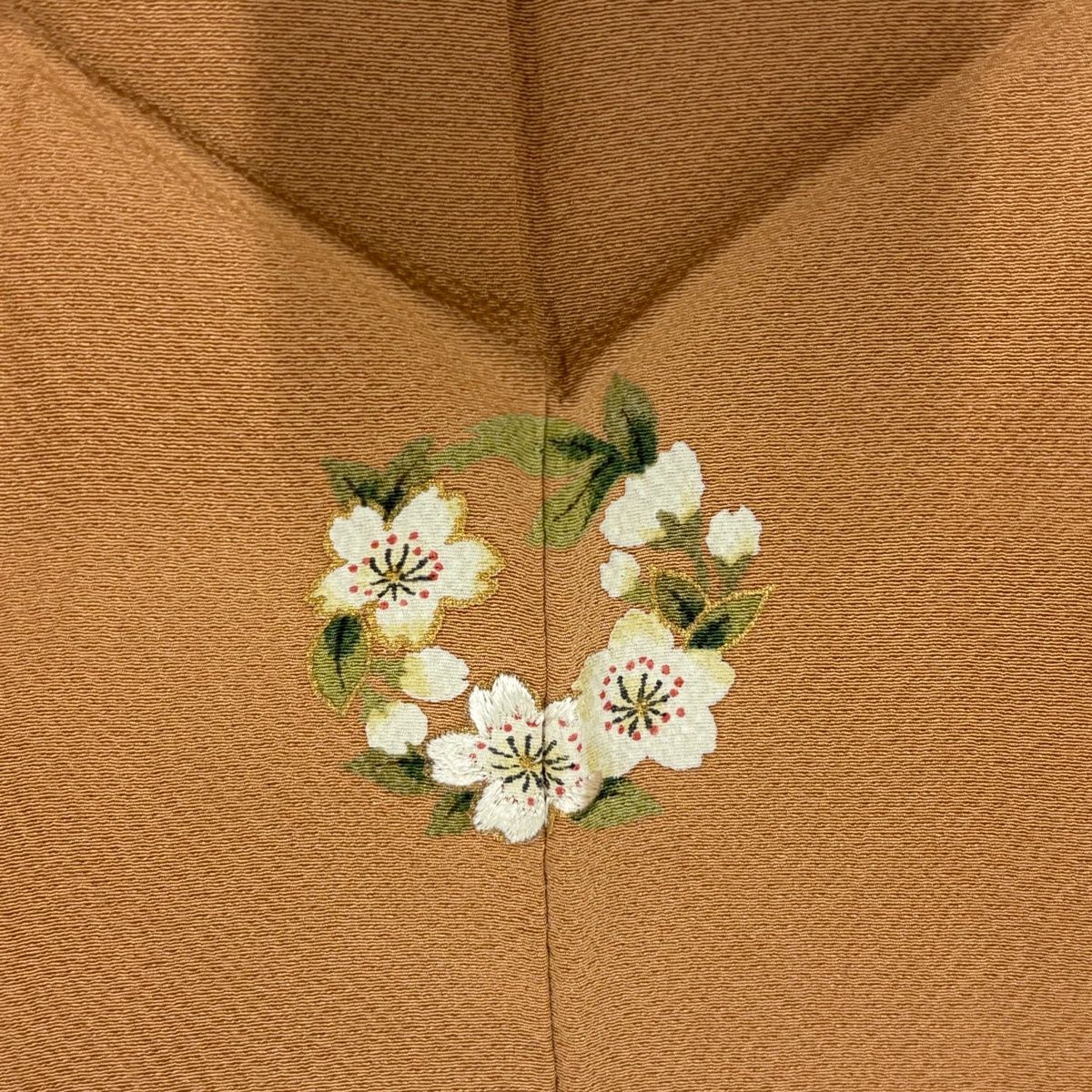 付下げ 身丈165cm 裄丈65.5cm M 袷 花井幸子 ふき綿仕立て 落款 桜 霞