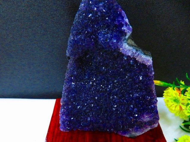 ウルグアイ産☆ 天然水晶☆絶品超濃い濃い超美しい☆アメジスト