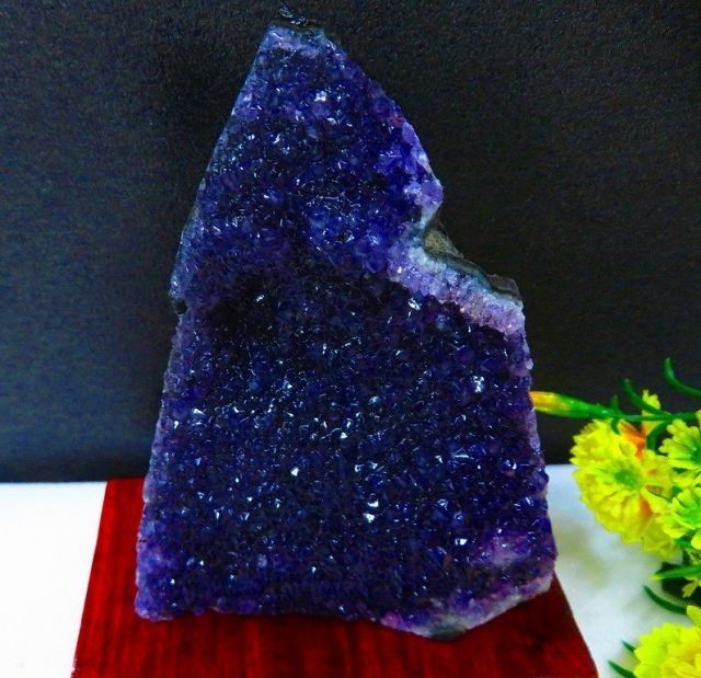 ウルグアイ産☆ 天然水晶☆絶品超濃い濃い超美しい☆アメジスト