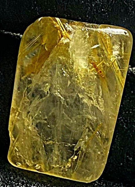 直径48.2㍉ タイチンルチルクォーツ 大量のルチル金針で出来た天然洞 貴重 ✴️ 極上最高品質 金針太針ルチル キャッツアイ 天然石 ルチル