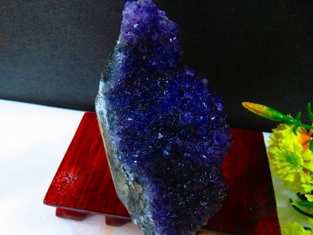 ウルグアイ産☆ 天然水晶☆絶品超濃い濃い超美しい☆アメジスト