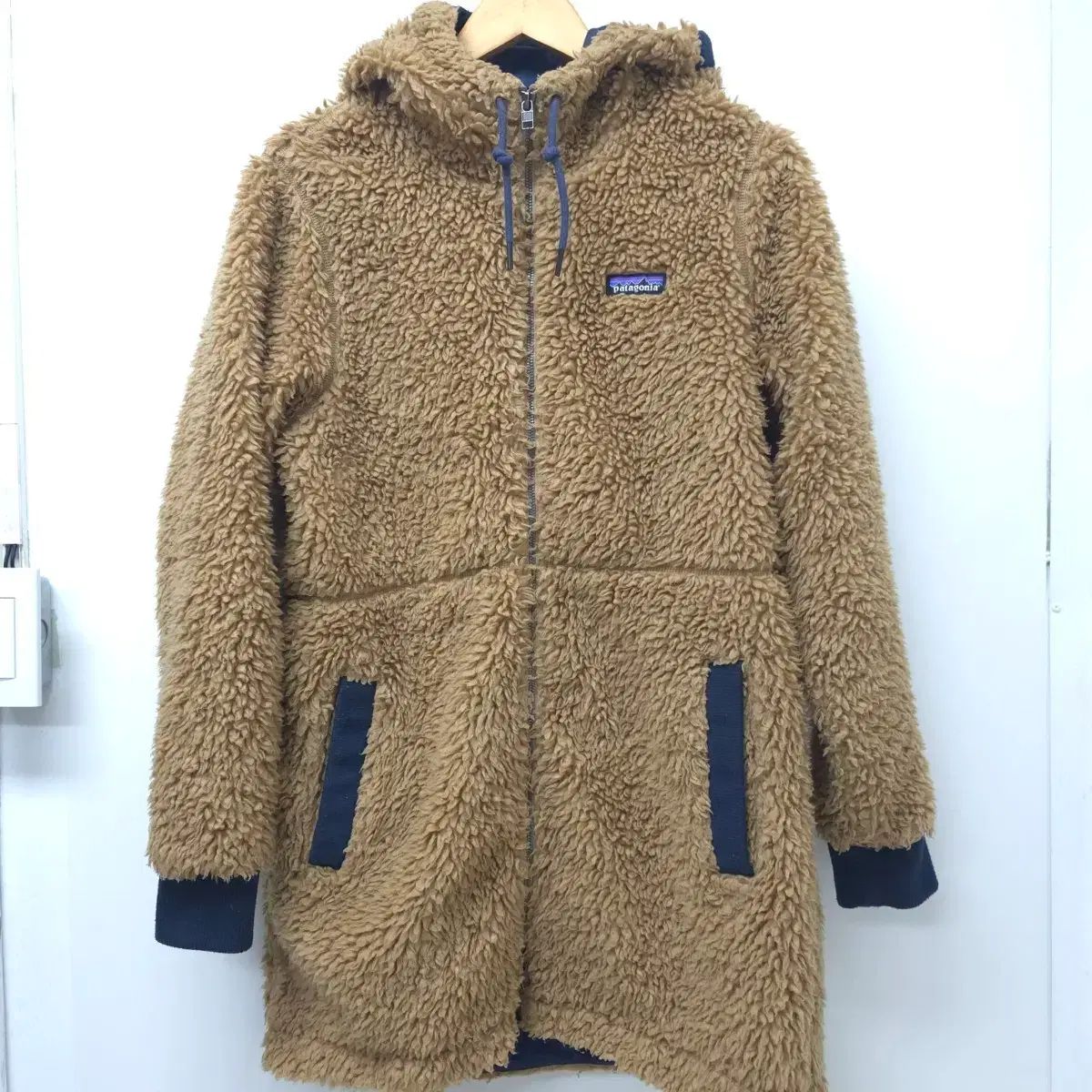 メンズ patagonia パタゴニア フリース ボア ロング コート ブラウン M