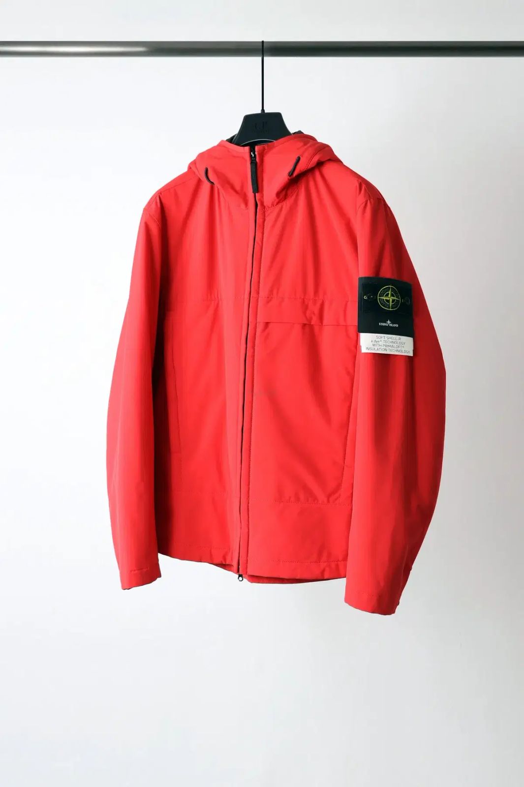ストーンアイランド ソフトシェル プリマロフト ジャケット レッド XL