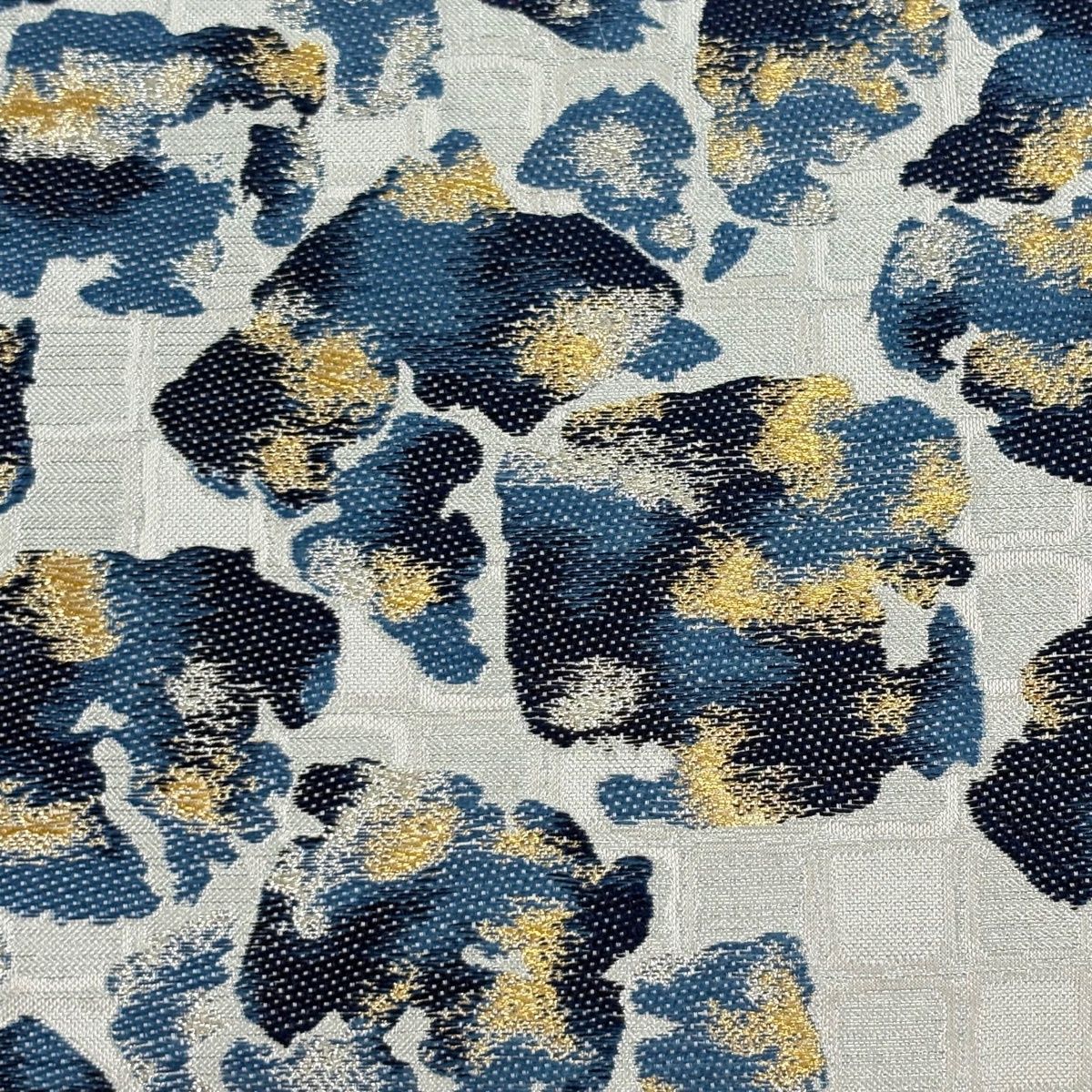 O0789 美品 逸品 お洒落 オールシーズン 藍染 糸 正絹 袋帯 O0789 美品 逸品 お洒落 オールシーズン 藍染 糸 正絹 袋帯