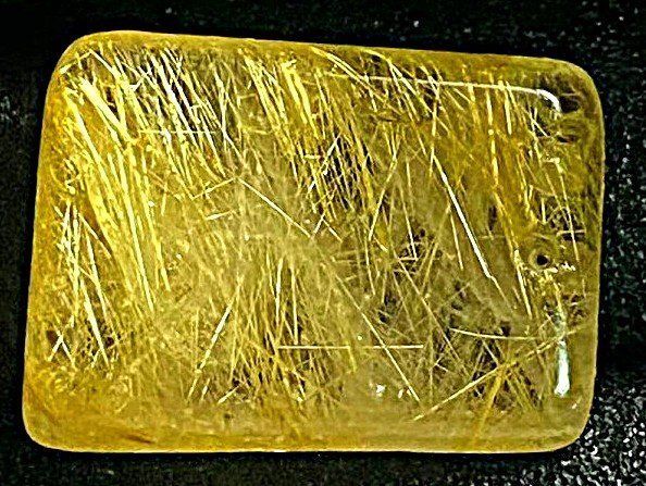 直径48.2㍉ タイチンルチルクォーツ 大量のルチル金針で出来た天然洞 貴重 ✴️ 極上最高品質 金針太針ルチル キャッツアイ 天然石 ルチル