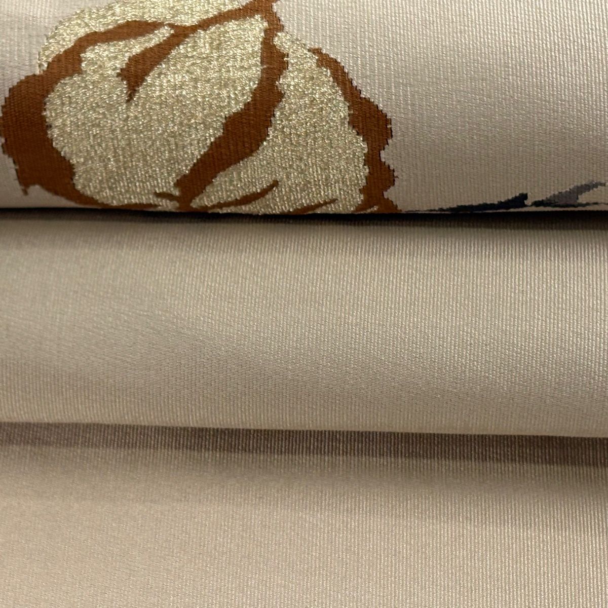 名古屋帯 逸品 落款 小川英 三喜来 爪掻本綴れ 共箱付き 八寸名古屋帯