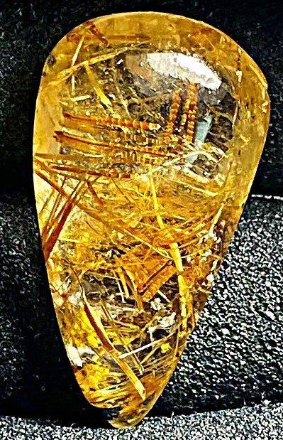 上質EU製☆ROBEAN☆定価135万円☆天然タイチンルチルクォーツ太金針