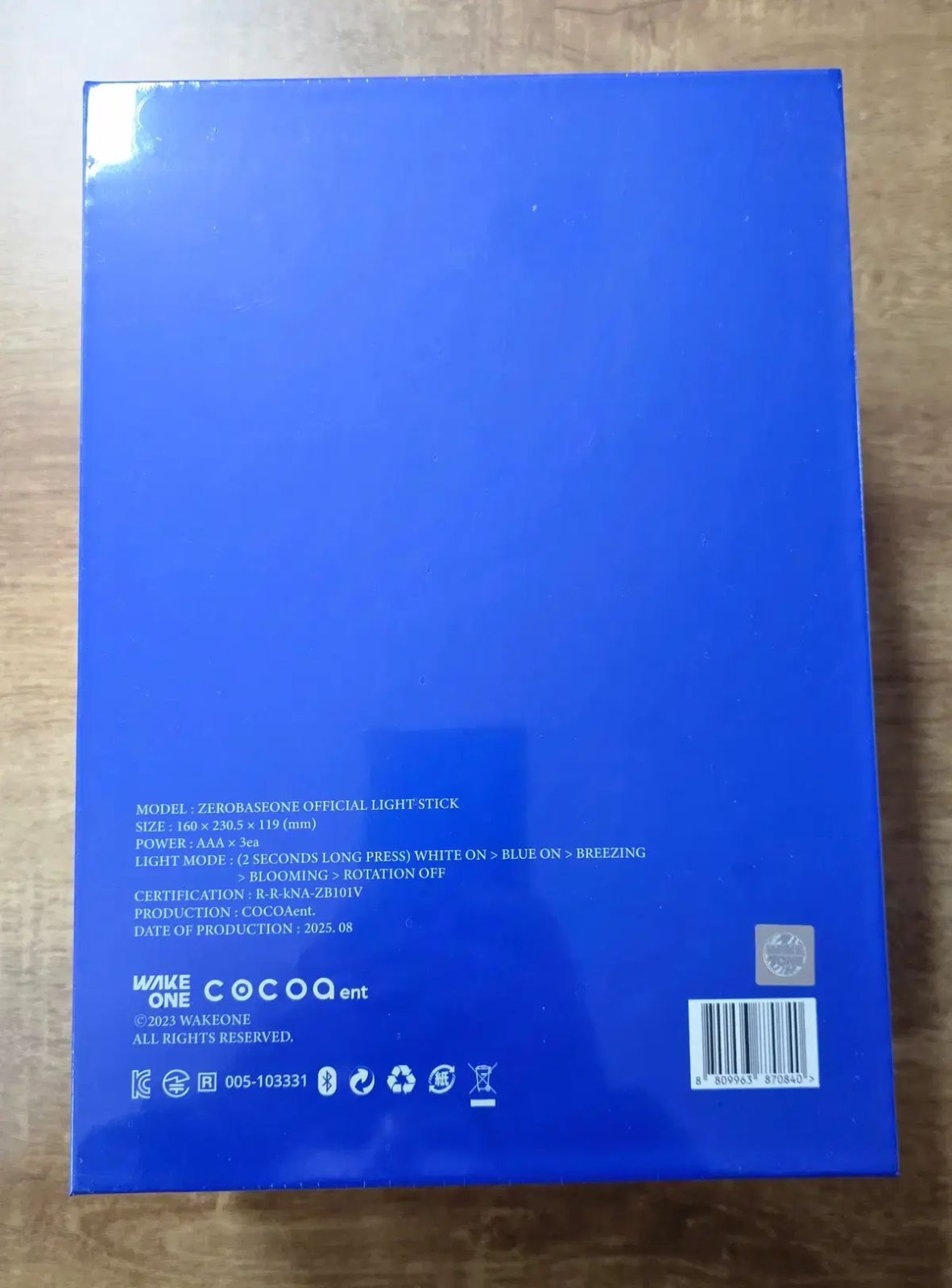 未開封 ZEROBASEONE(ゼロベースワン・ZB1・ゼベワン) ペンライト