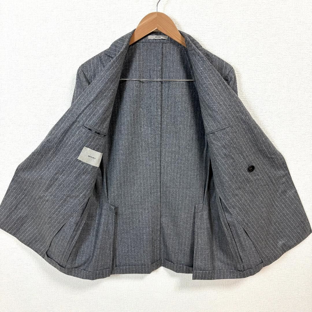 BOGLIOLI DOVER セットアップ ダブル 44 グレー ストライプ - メルカリ