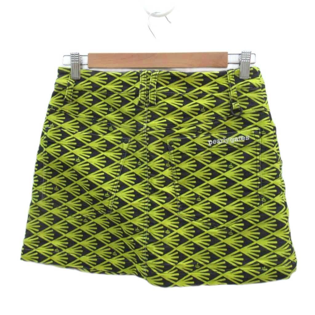 PEARLY GATES パーリーゲイツ　総柄　ミニスカート　0サイズ ペガサス PEARLY GATES パーリーゲイツ 総柄 ミニスカート 0サイズ