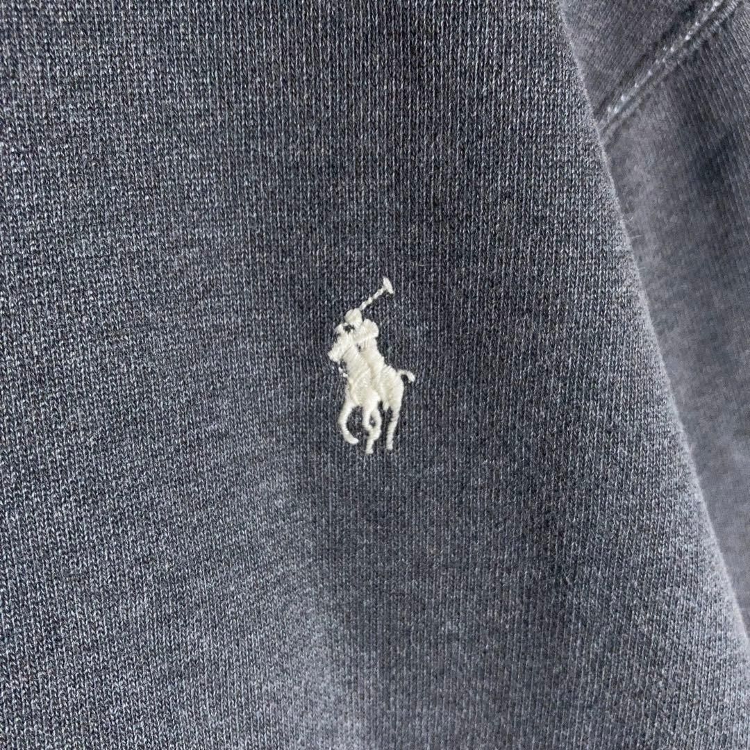 90s‼︎RalphLauren フルジップパーカー 刺繍 色落ちグレー 2XL. 90s Ralph Lauren フルジップパーカー 刺繍 色落ちグレー 2XL 【公式通販】