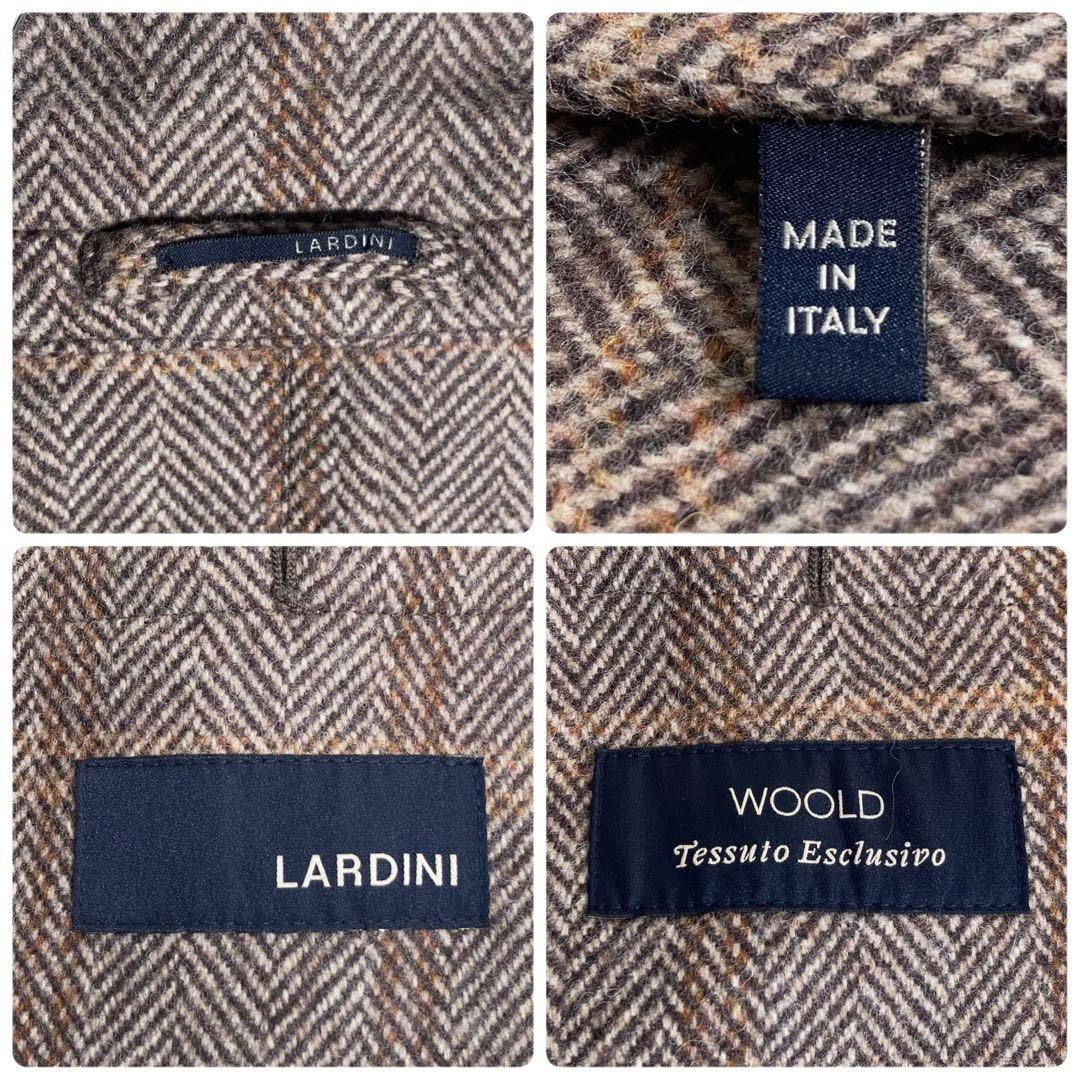 定価16万円】ラルディーニ ヘリンボーン オーバーペーン チェスター