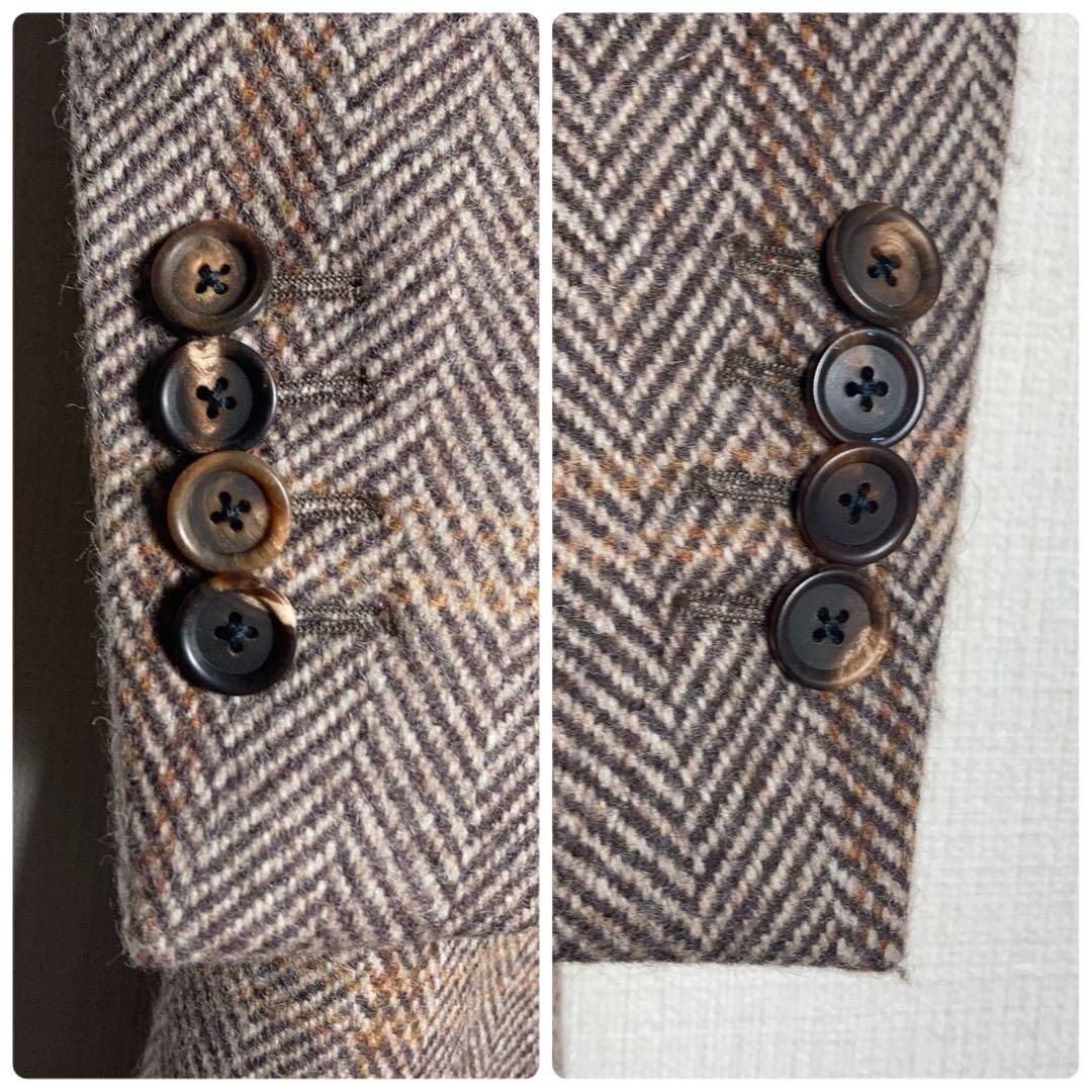 定価16万円】ラルディーニ ヘリンボーン オーバーペーン チェスター