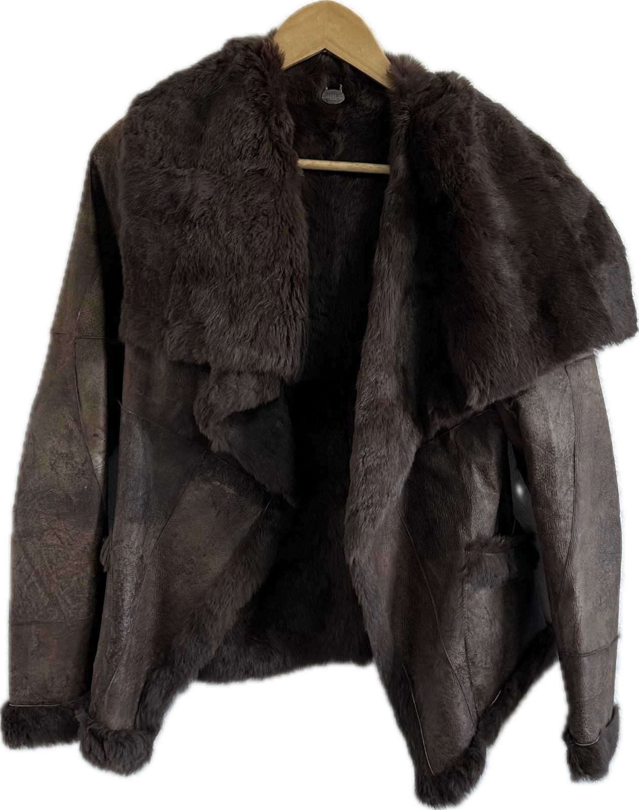 ZK27 【美品】PELLESSIMOペレッシモ ムートンコートファージャケット